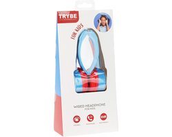 Hoofdtelefoon met microfoon kindvriendelijk wit opvouwbaar 85dB.