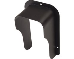 Deurbelhoes Weerbestendig, Grote Metalen Ring Deurbelbeschermer, Toegangscontrole Regenhoes, Ring Video Deurbel Waterdichte Hoes, Camera Deurbelhoes, Zwart