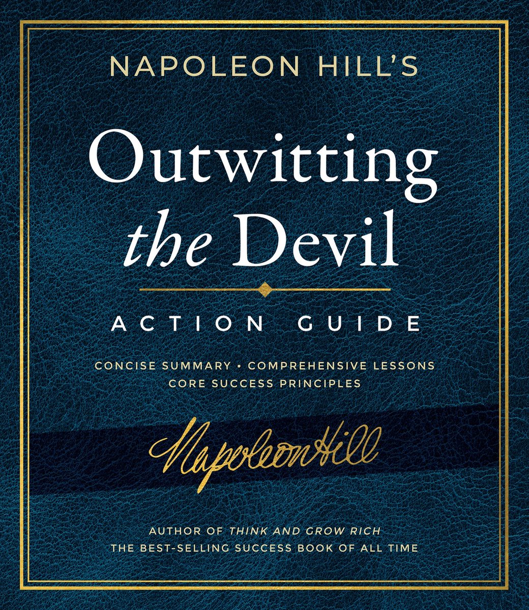 Omslag van Official Publication of the Napoleon Hill Foundation - Outwitting the Devil® Action Guide