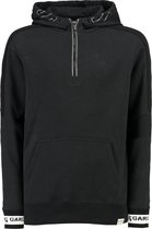 Garcia Jongens Zwarte hoodie - off black - Maat 128/134