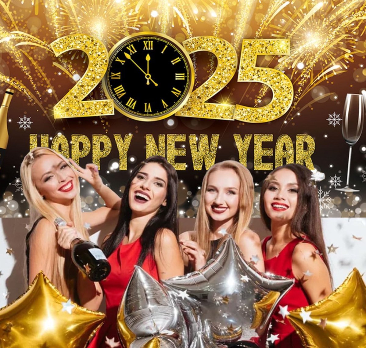 Nouvel An 2025 Design Bonne Année 2025 Modèle De Conception De Bannière | Vecteur Premium