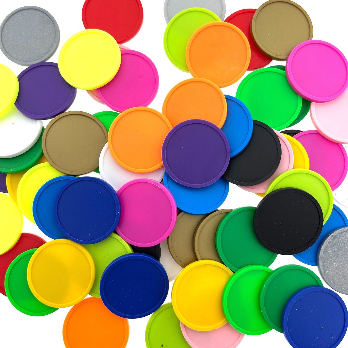 CombiCraft Blanco munten / Consumptiemunten Lime groen - Ø29mm - 100 stuks