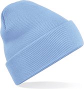 Scoby - Wintermuts - Beanie - Muts - Gehaakte - Hippe Muts - Winter accessoire - Lichtblauw