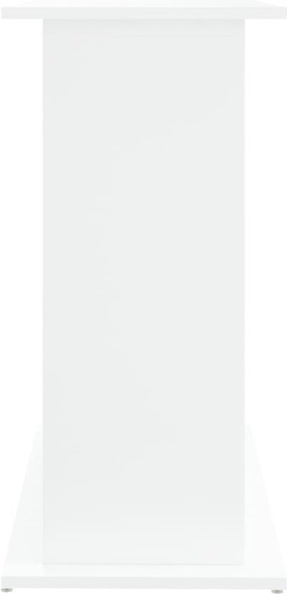 The Living Store Support pour Aquarium Bois Wit - 81 x 36 x 73 cm Support Stable et Trendy
