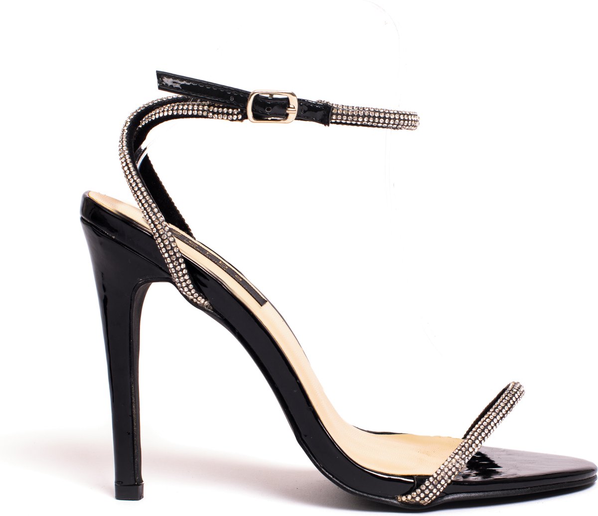 Zerba - Dames Sandalen - Maat 38 - Zwart- Marconi