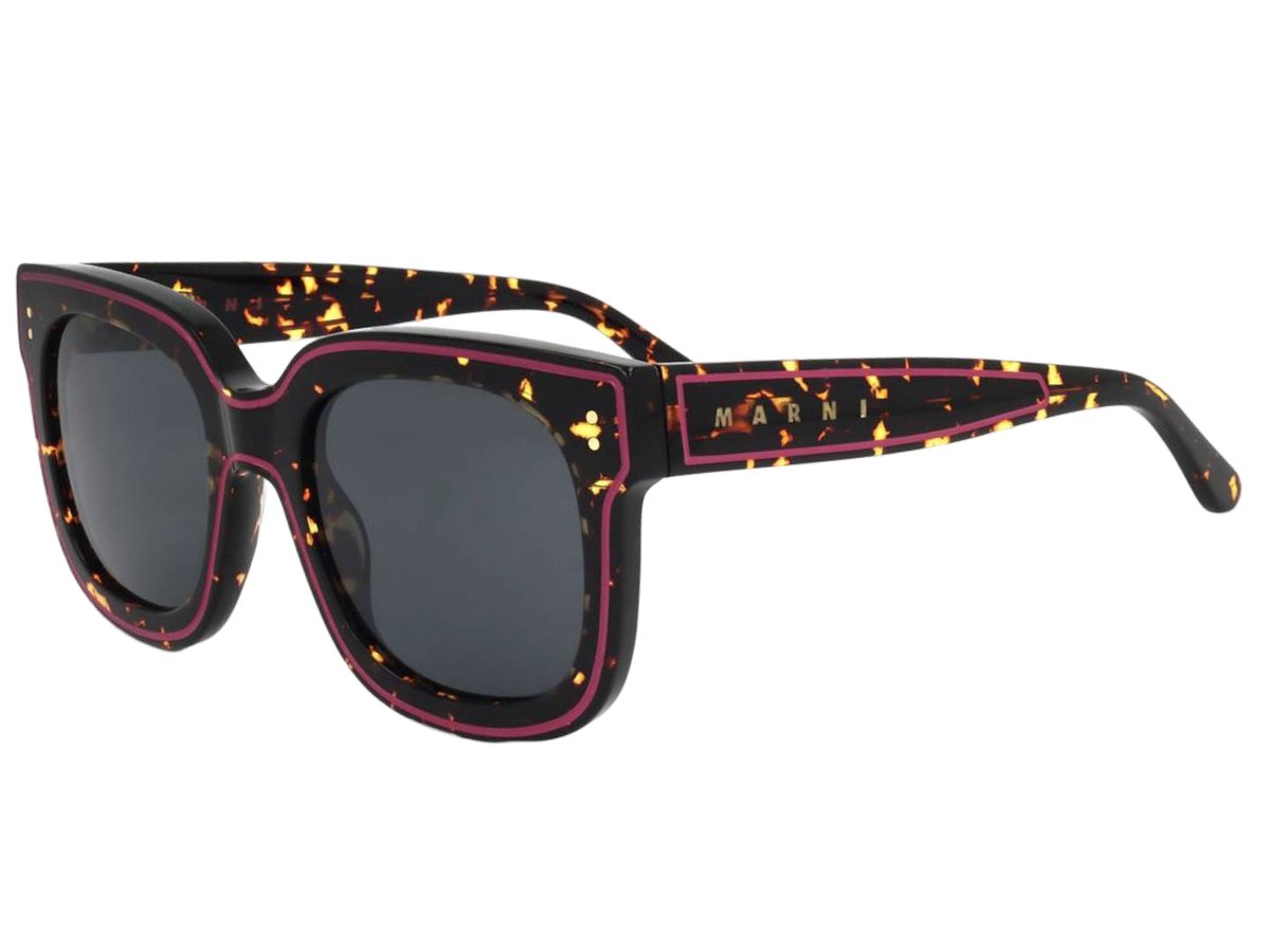 Marni LI RIVER MACULATO Zonnebril - Dames - Bruin