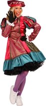 Damespiet "Cartagena" | Paars-roze | maat XXL | pieten jurk | sinterklaas