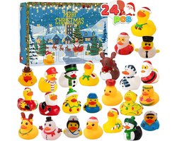 2025 Kerst Badeend Adventskalender - Adventskalender - 24 Kerstthema Cadeaus - Ideaal voor kinderen en huisdieren - Aftelkalender