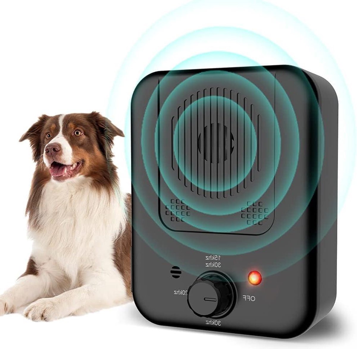 Ultrasoon Anti-blaf Apparaat 3 Frequenties - Stoppen Honden Blaffen 33FT - Oplaadbaar & Huisdiervriendelijk anti blaf apparaat