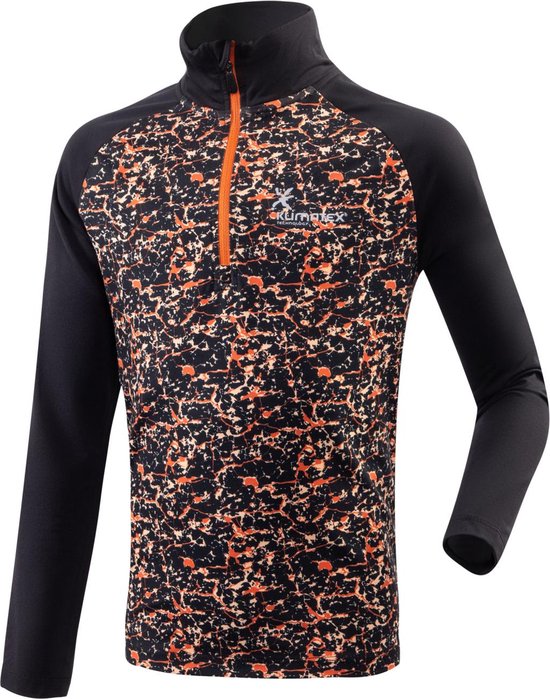 Foto: Kinder outdoor sweatshirt klimatex hael zwart ademend 122