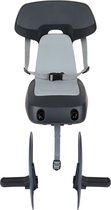 Siège Enfant Arrière Pour Vélo – Coussin épais, Accoudoirs Antidérapants, Repose-pieds Pliables, Acier Durable