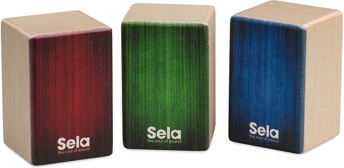 Sela Mini Cajon Shaker Set