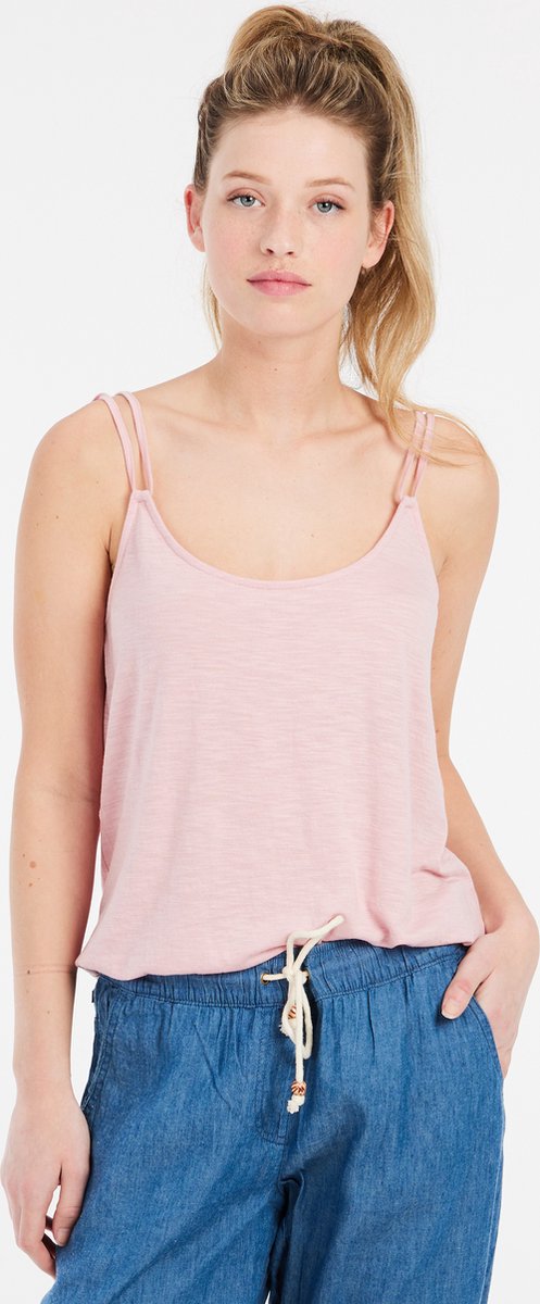 Protest Prtkae – Spaghetti top Dames – Ronde hals – Verstelbare bandjes – Pillow Roze