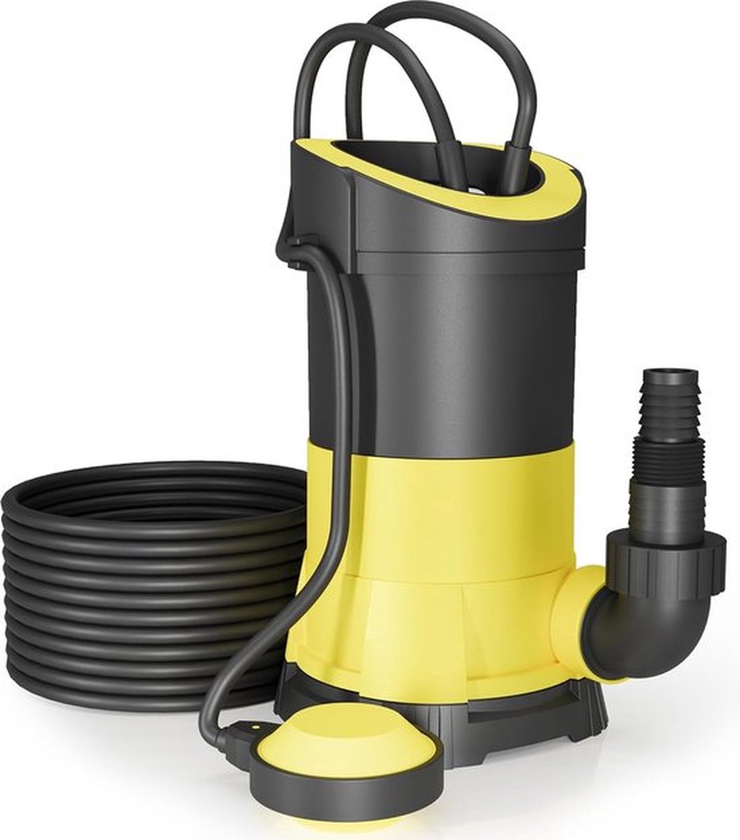 Dompelpomp vuil water - Voor schoon en vuil water - Dompelpomp met ingebouwde vlotter - Waterabsorptie