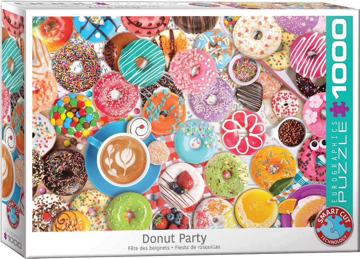 Donut Party Puzzel (1000 stukjes)