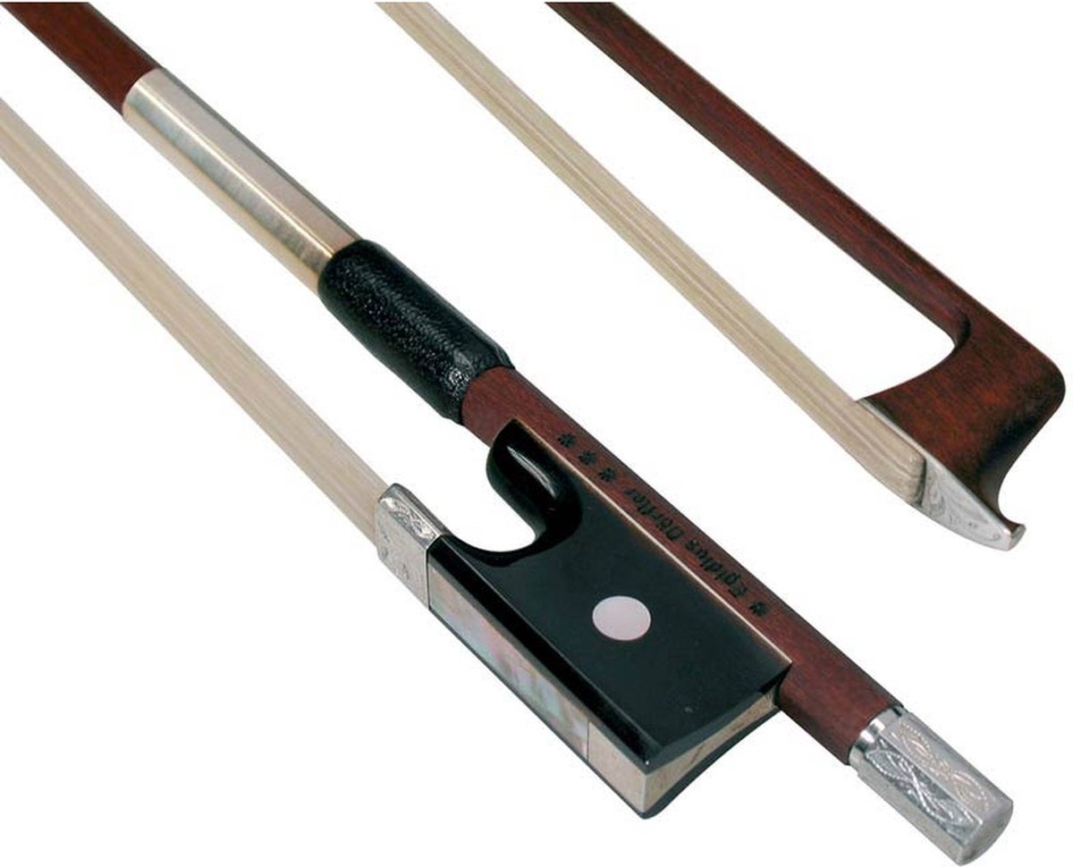 Dörfler DV25 violin bow, 4/4, silver, pernambuco, round