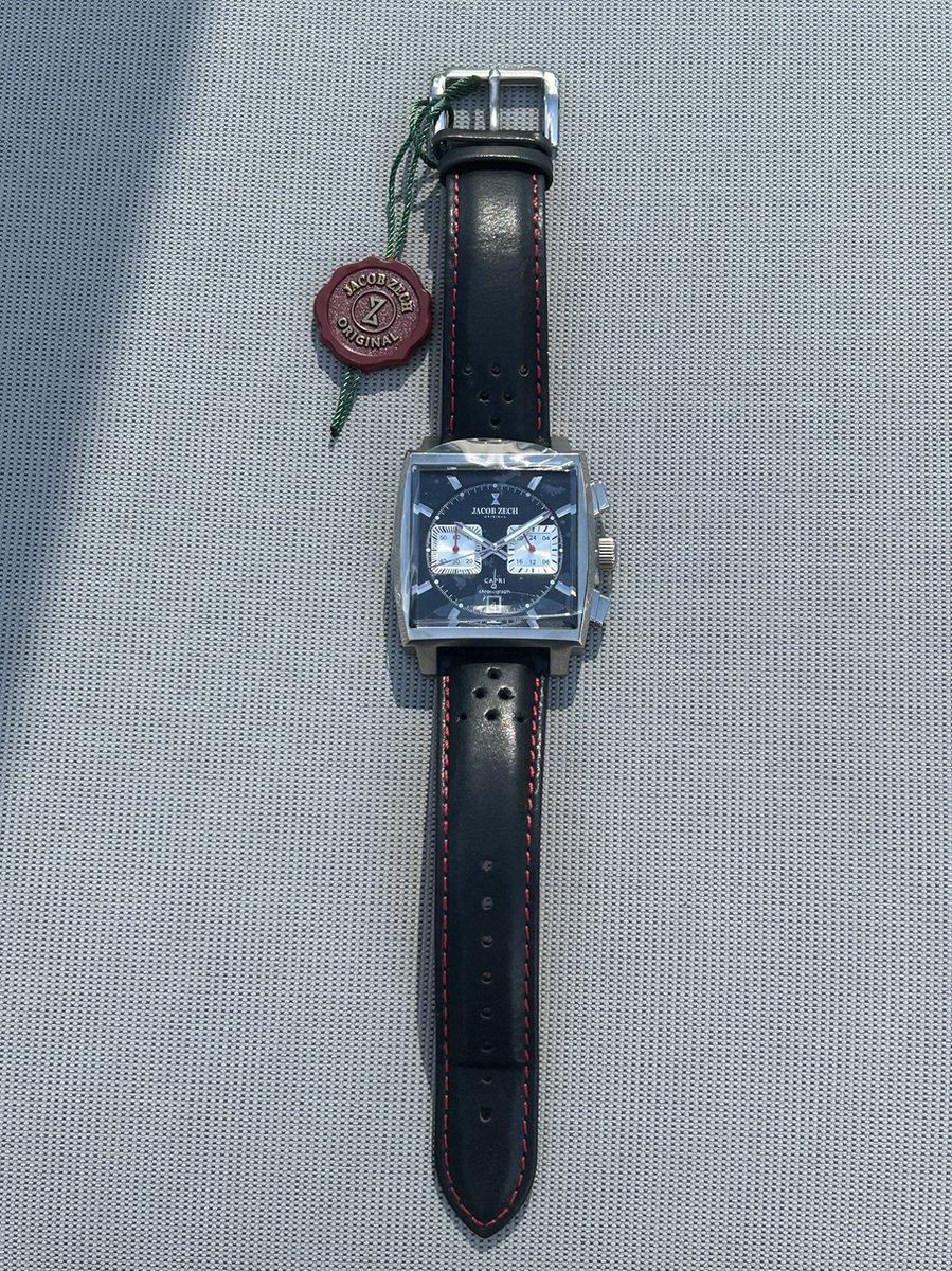 Jacob Zech Capri Z8.1560.006 - Herenhorloge - Quartz - Roestvrij