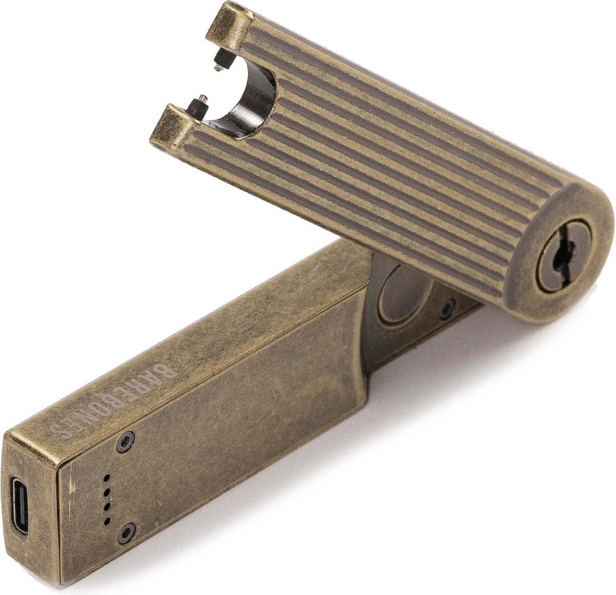 Barebones klassieke retro Aansteker vintage messing - Pivot Arc Lighter Brass
