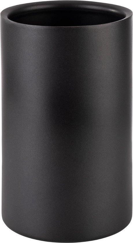 APS Doppelwandiger Flaschenkühler/ Weinkühler Für Flaschen Mit Max 10cm Schwarz Aussen 12 Cm H 20 Cm 36127 Aps Germany