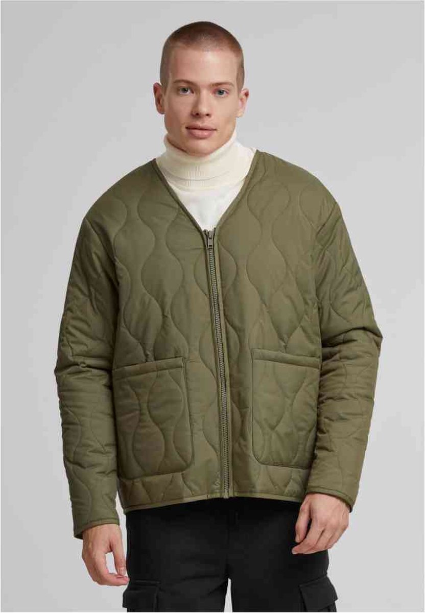 Urban Classics Padded Quilting Jacket 3XL Olijfgroen