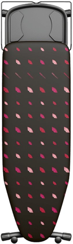 Table à Repasser Plusboard Lips 125x42 Cm - Housse Laurastar, Hauteur Réglable, Roulettes, Repose-Fer - Idéale Centrales Vapeur