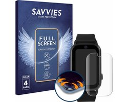Savvies - Screenprotector voor One2Track Connect UP - Folie Beschermfolie transparant volledig dekking (4 Stuks)