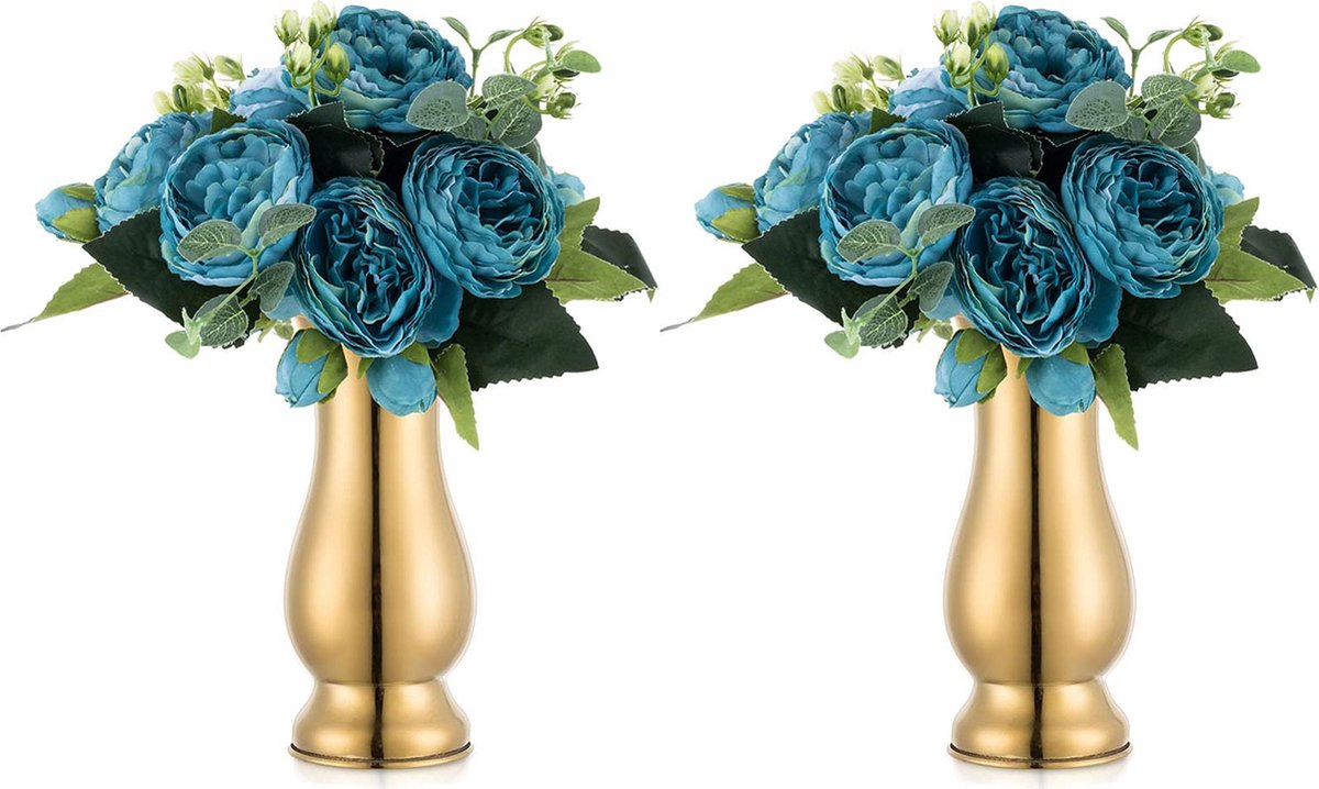 Goodivery ® Elegante Gouden Bloemenhouders voor Feestelijke Tafeldecoratie en Interieurverfraaiing