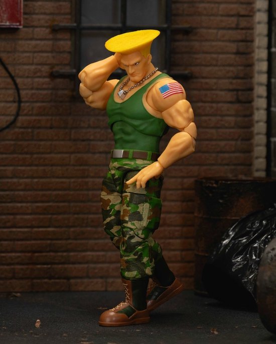 Jada Toys Ultra Street Fighter II: The Final Challengers Action Figure 1/12 Guile 15 cm Action Figuur