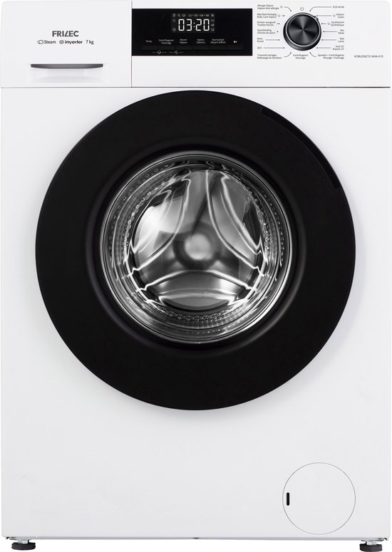 Frilec KOBLENZ7214WA-010 - Wasmachine - 7 kilo - Trommelreiniging - 5 Jaar Garantie
