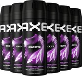 AXE Excite Deodorant Body Spray - 6 x 150 ml - Pack économique