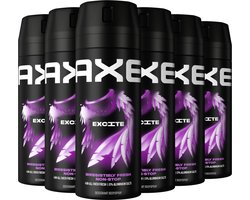 AXE - Deodorant Bodyspray - Excite - 6 x 150 ml - Voordeelverpakking