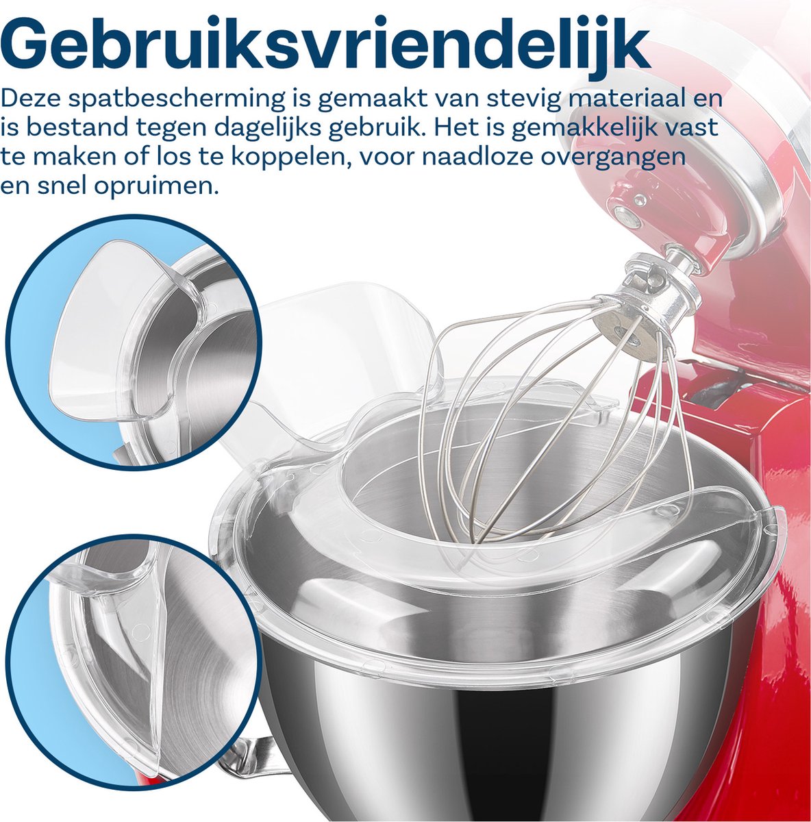 Spatbescherming voor KitchenAid 5 Quart Tilt-Head Stand Mixers Artisan Series van MMOBIEL thumbnail 5