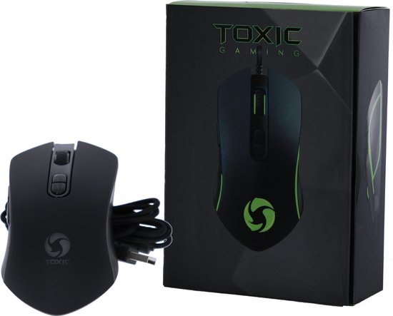 Toxic Optische USB bedrade laptop RGB gaming muis