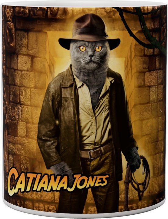 Indiana Jones - Catiana Jones - Tasse 440 ml