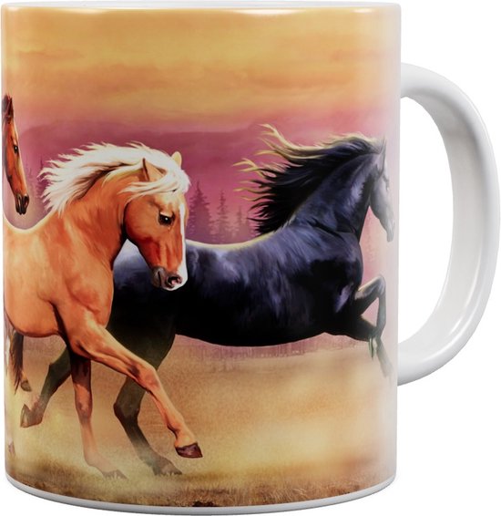 Paarden en liberté - Mug 440 ml