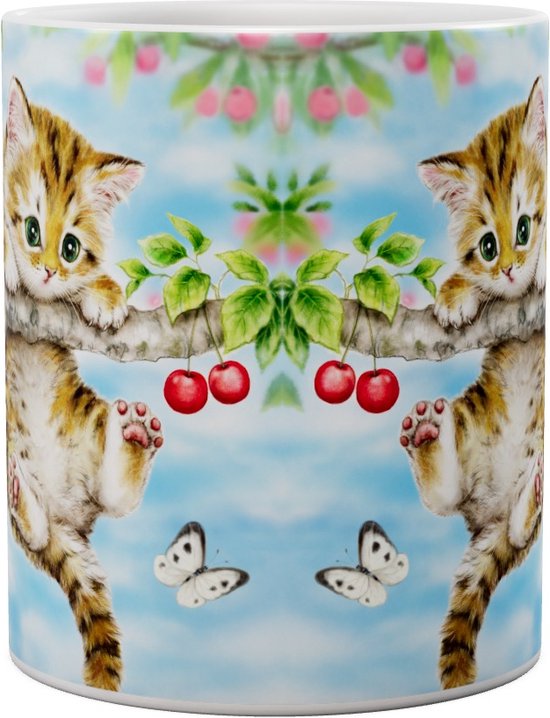 Chats Chatons Chaton Cherry - Mug 440 ml
