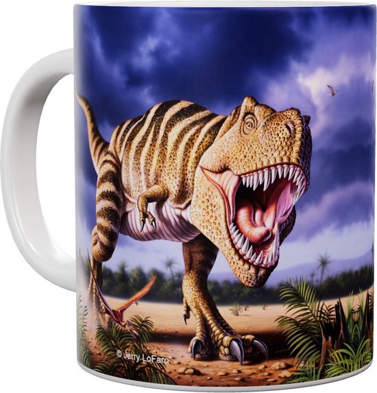 Dino Rayé T- Rex - Mug 440 ml