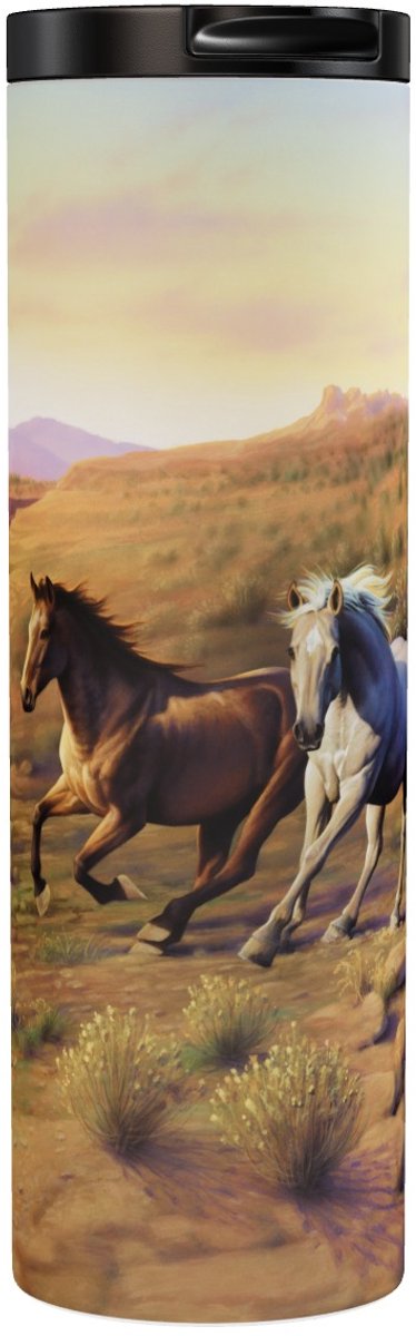 Paarden Western Skies - Horses - Thermobeker 500 ml