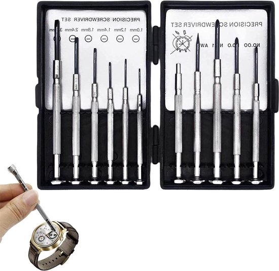 WORKPRO Mini-schroevendraaierset, 11-delige fijnmechanische schroevendraaierset, klein, voor