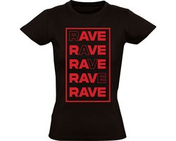 Rave Dames T-shirt - party - festival - hardstyle - hardcore - shirt