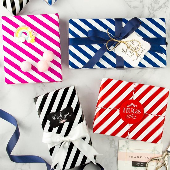 WERNNSAI Blau Hai Geschenktaschen - 12 Stück Gastgeschenk Tüten it