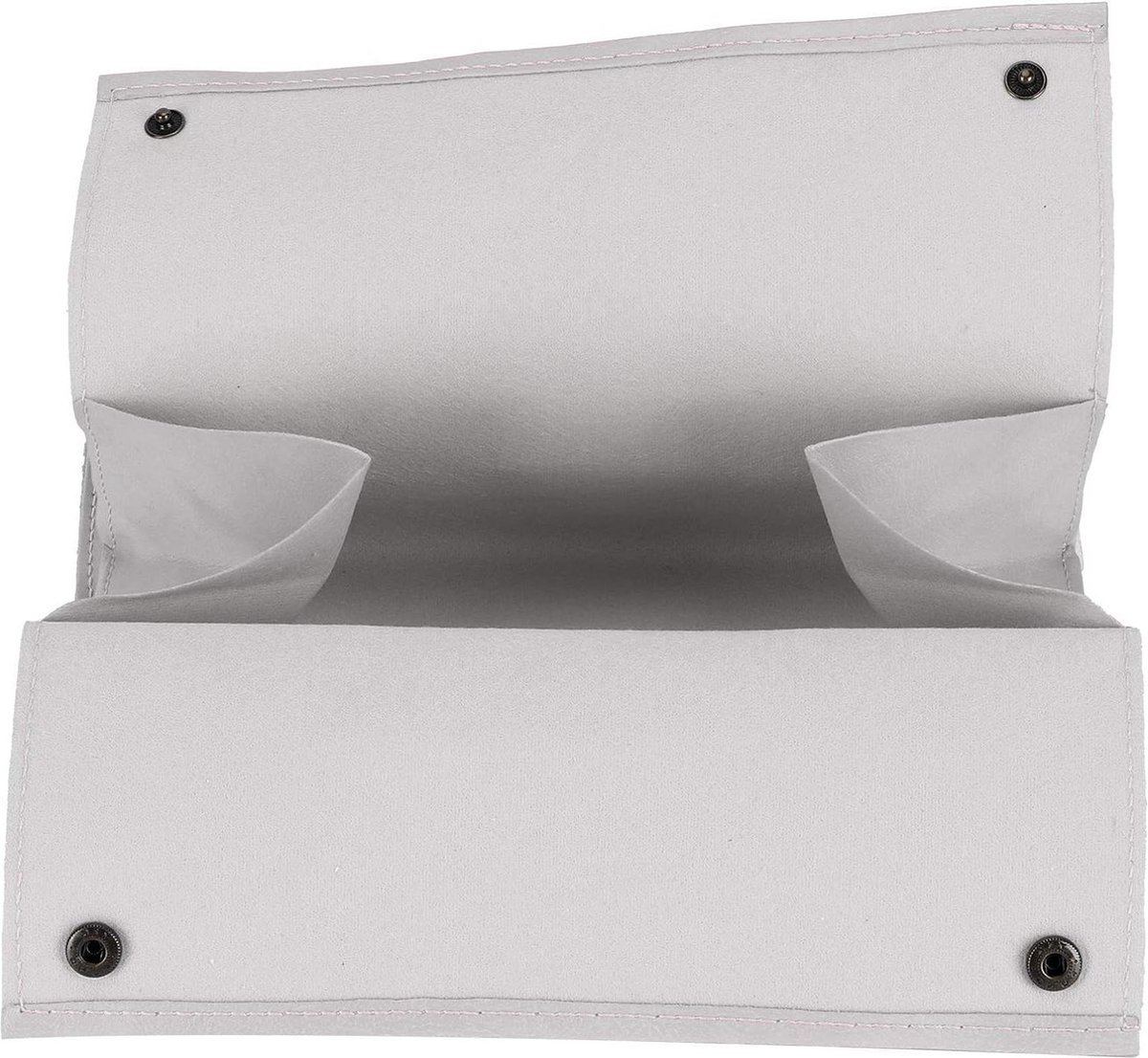 Tissue Box Desktop Organizer PU Lederen Originaliteit voor Slaapkamer - Woonkamer - Grijs .