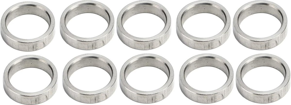 Pak van 10 Ringafstandsset RVS 12mm-15mm - Assortimentsset - Hardware Ringen .