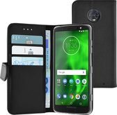 Azuri Motorola Moto G6 Plus hoesje - Bookcase - Zwart