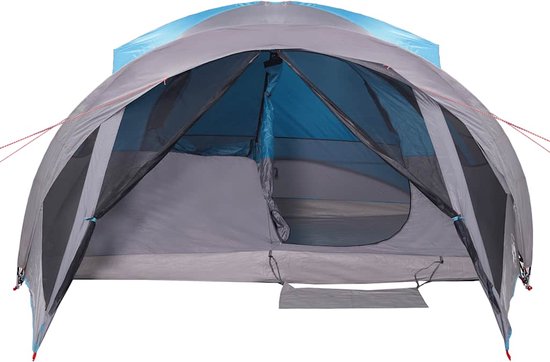 vidaXL Tunneltent - 6-persoons - Waterdicht - Blauw Familietent - Tunneltent - Campingtent - Caravan Accessoires - Watersport van Vidaxl — afbeelding 4