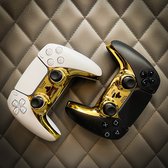 Controller behuizing faceplate - geschikt voor de Playstation 5 controller - Goud Chroom
