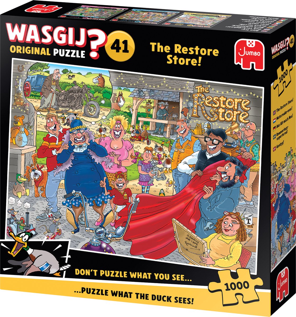 Wasgij Original 41 - De Herstelwinkel! - 1000 stukjes puzzel - Legpuzzel — afbeelding 2