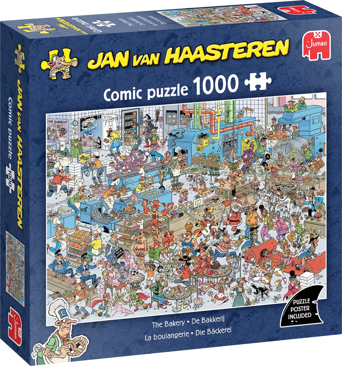 Jan van Haasteren - De Bakkerij - Puzzel - 1000 stukjes legpuzzel