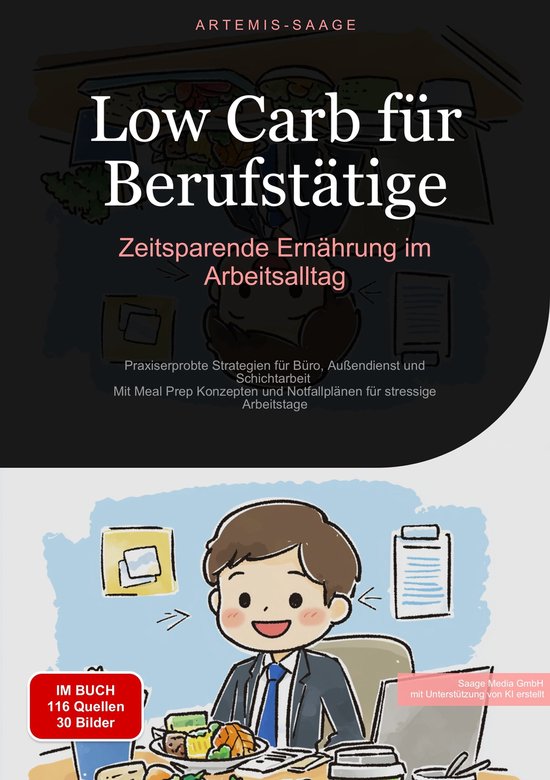 Low Carb für Berufstätige: Zeitsparende Ernährung im Arbe ... - cover
