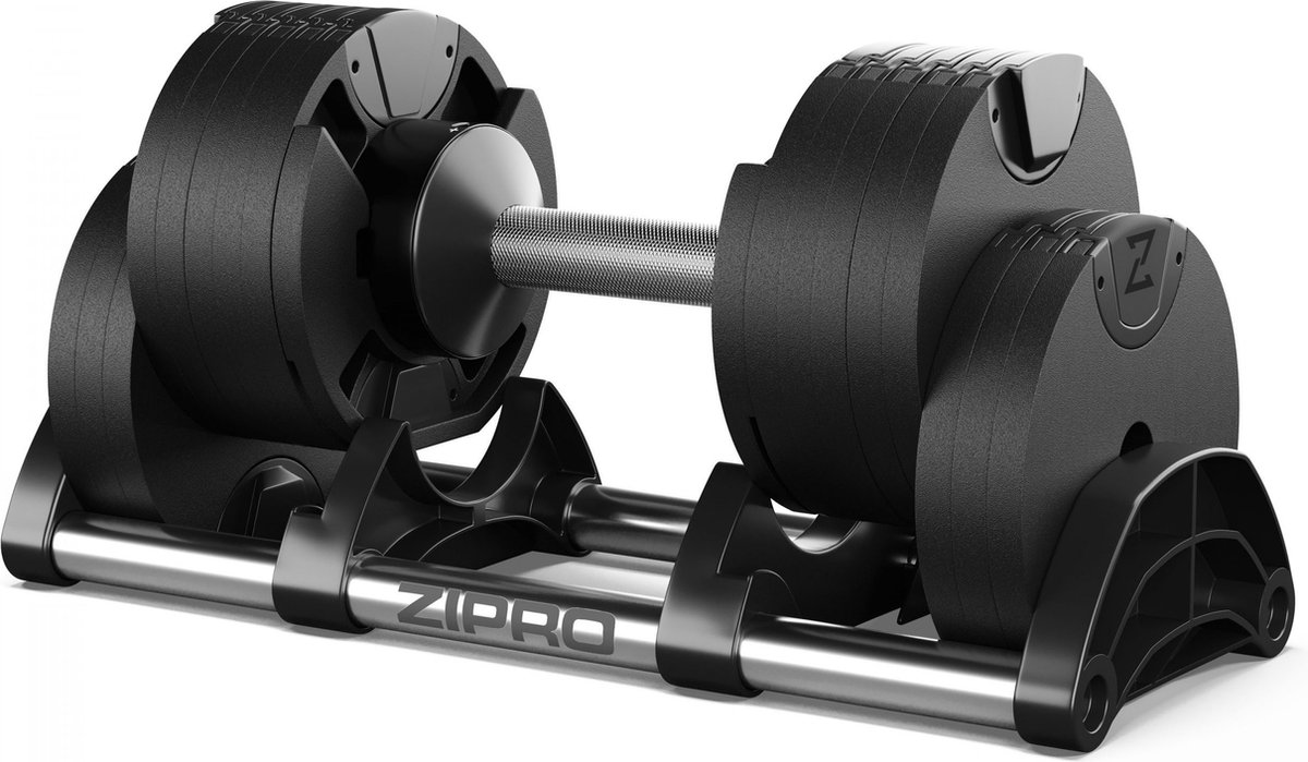 ZIPRO Round Stand for Adjustable Dumbbells - Robust Construction, Load Capacity Up to 100kg - Compatible with 24kg and 36kg Dumbbells - Ergonomic Design